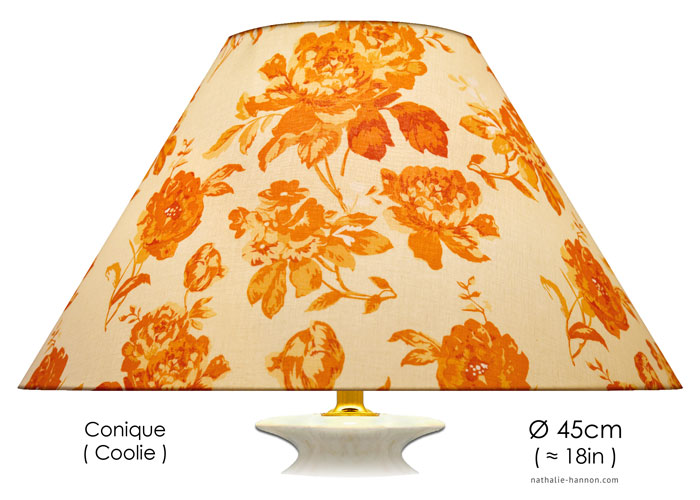 Lampshade Bouquets Fleuris - Orange