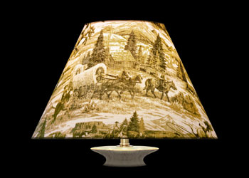 Lampshades Far West Toile