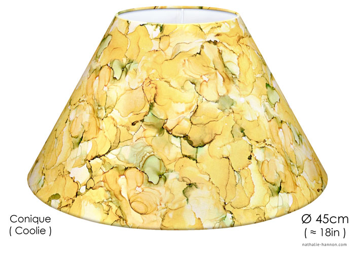 Lampshade Lit de Pétales - Jaune