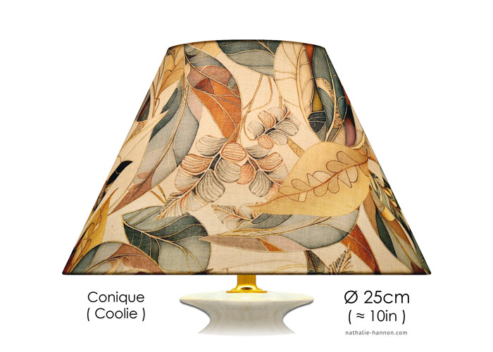 Lampshade Feuilles Art Nouveau