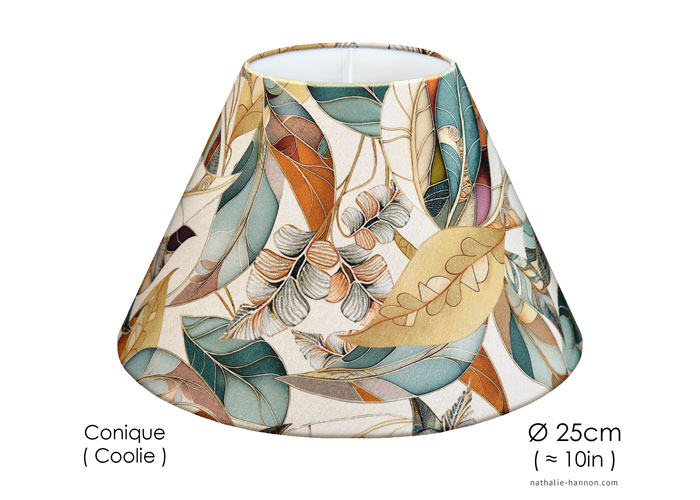 Lampshade Feuilles Art Nouveau